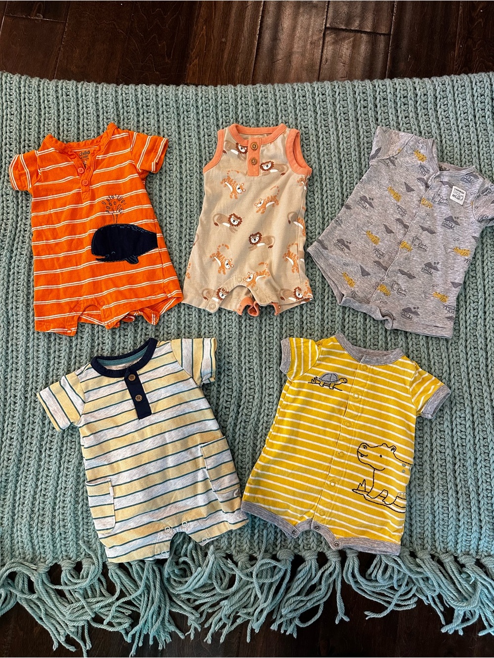 0-3 Month Romper Lot Bundle
